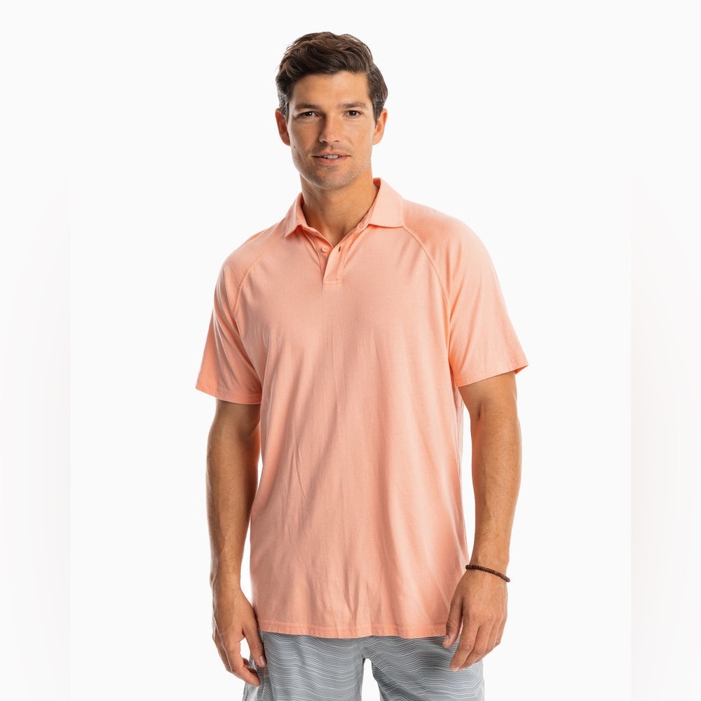 SOUTHERN TIDE‎  RACQUET POLO SHIRT. PIMA COTTON & BAMBOO JERSEY BLEND. SIZE XXL